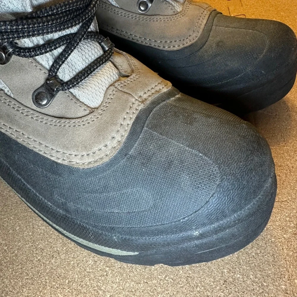 Columbia Cascadian Summit Boots Womens 9.5 Gray BL1168-925 Hiking Winter Snow